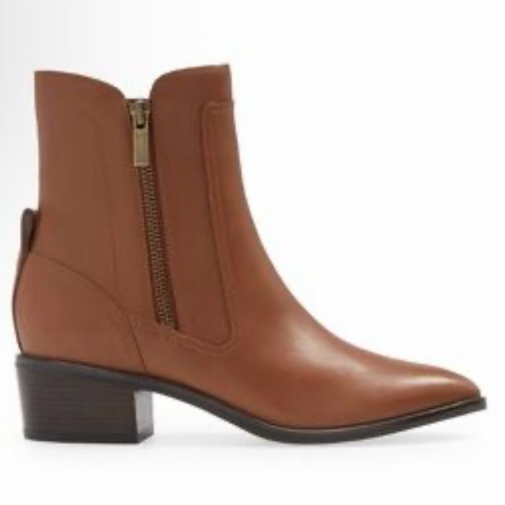 Cole Haan Teegan Bootie brown leather women's size 7